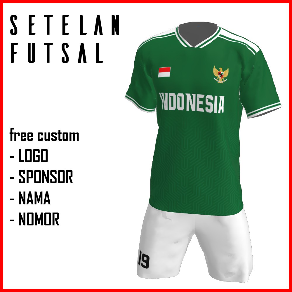 Bikin Jersey Futsal Custom Printing , Baju Kaos Jersey Setelan