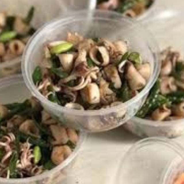 

Cumi asin petai cabe ijo