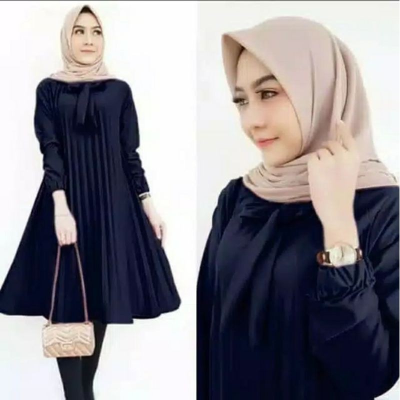 Tunik Plisket tali