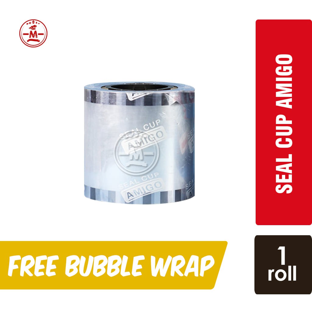 Cup Lid Amigo / Cup Sealer Tutup Gelas Plastik Roll Polos [1 Roll]