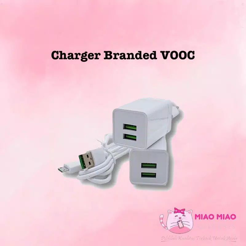 CHARGER CHARGING CASAN HP BRANDED VOOC FAST CHARGER XIAOMI/OPPO/SAMSUNG/VIVO MICRO USB