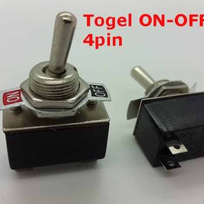 Jual Togel Switch 4Pin Besar On Off Indonesia|Shopee Indonesia