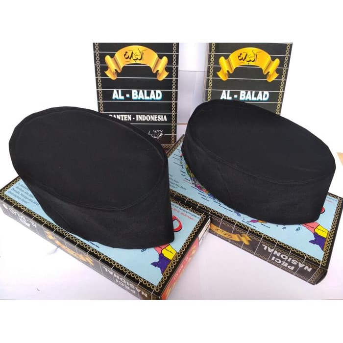 ⭐⭐⭐⭐⭐ PECI-KOPEAH AL-BALAD MODEL KLASIK TINGGI 12 CM HITAM & MERAH TURKY Limited