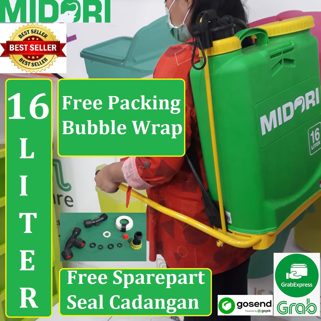 MIDORI Sprayer / Alat Semprot Tanaman Bertekanan 16 Liter /MDR-16