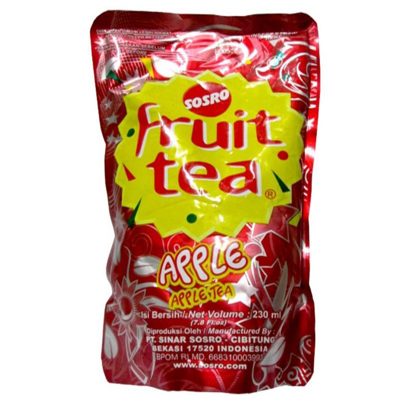 

fruit tea pouch apple