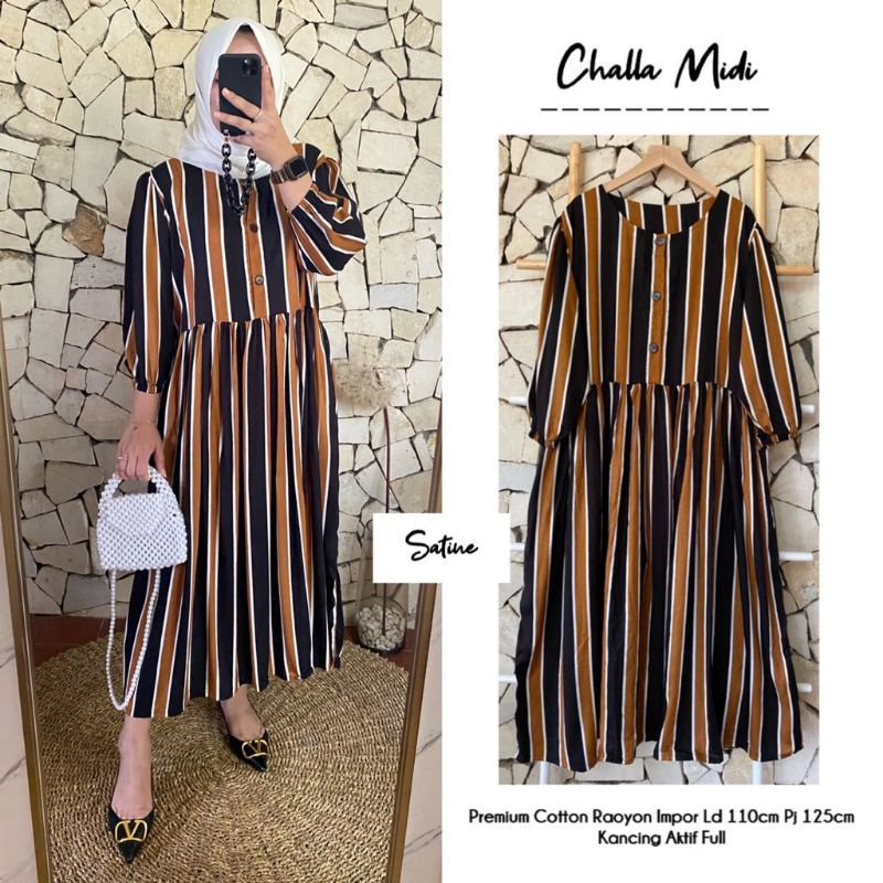 CHALLA MIDI BY SATINE