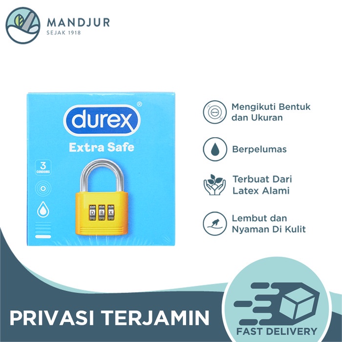 Termahal Kondom Durex Extra Safe