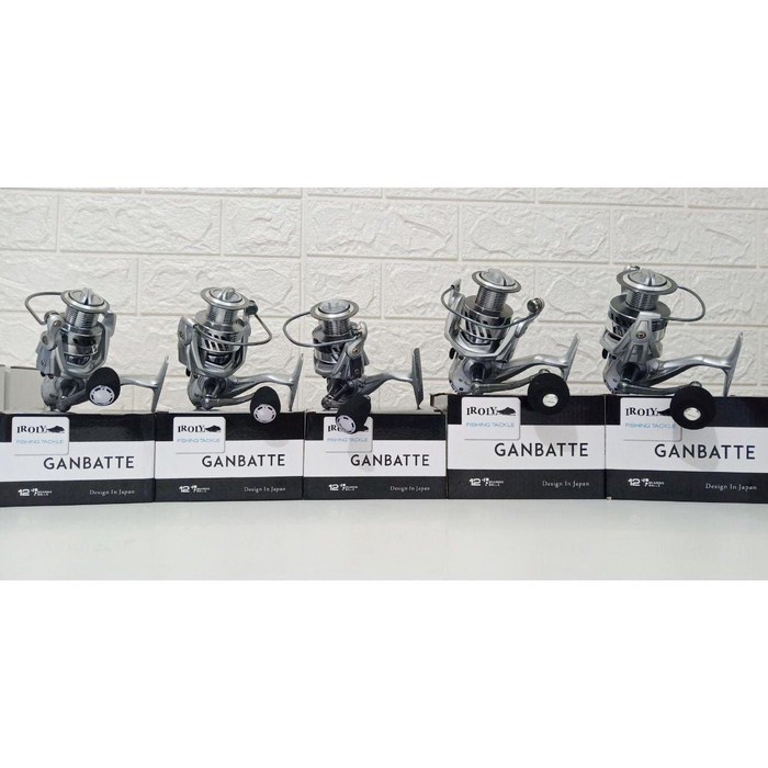 Reel Pancing/Spinning Power Handle Millenium Iroly GANBATTE ASLI JAPAN DRAG 20KG - GANBATTE 1000