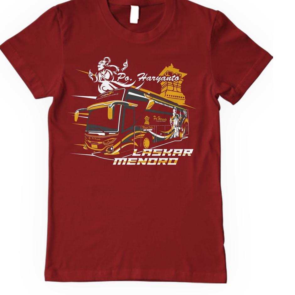Stock Terupdate Kaos Bus Po Haryanto / Kaos Bismania / Kaos Bis Po Haryanto Laskar Menoro / Laskar M