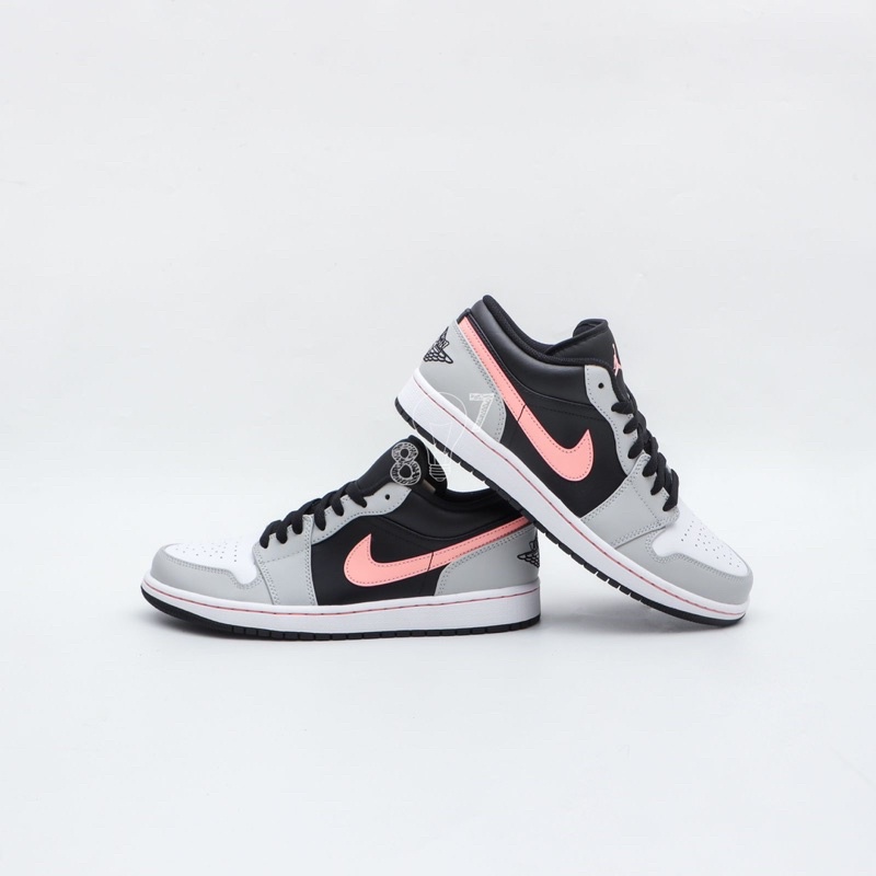 Air Jordan 1 Low Black Grey Pink