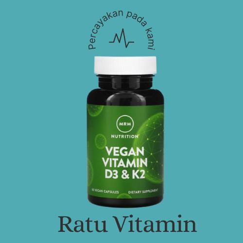 MRM Vegan Vitamin D3 & K2 60 Vegan Capsules