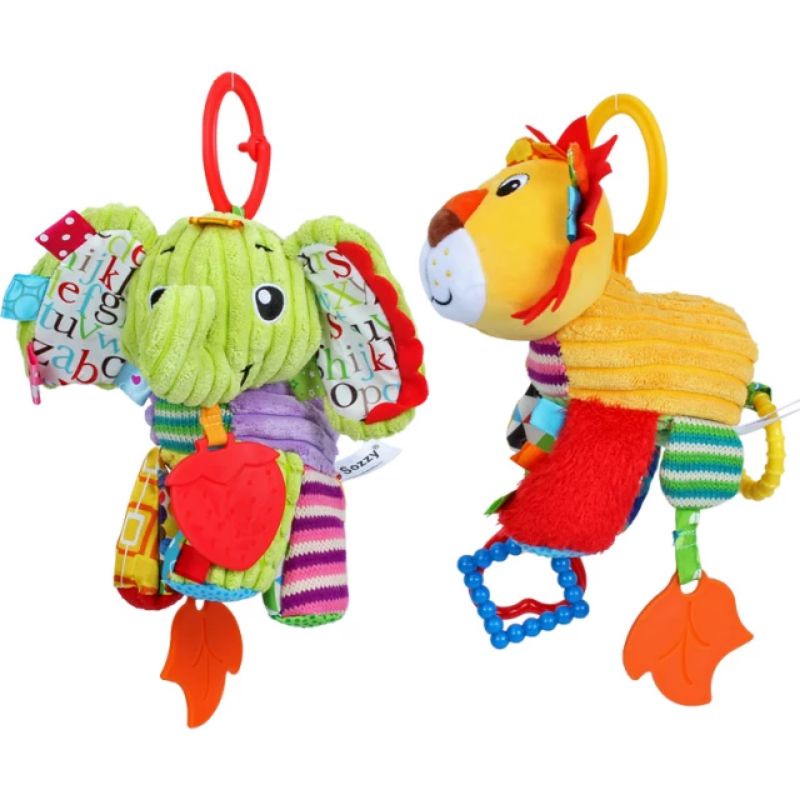 New premium! Mainan Boneka Gantungan Stroller Kasur Bayi Rattle Teether Musikal Musik Lucu Jumbo