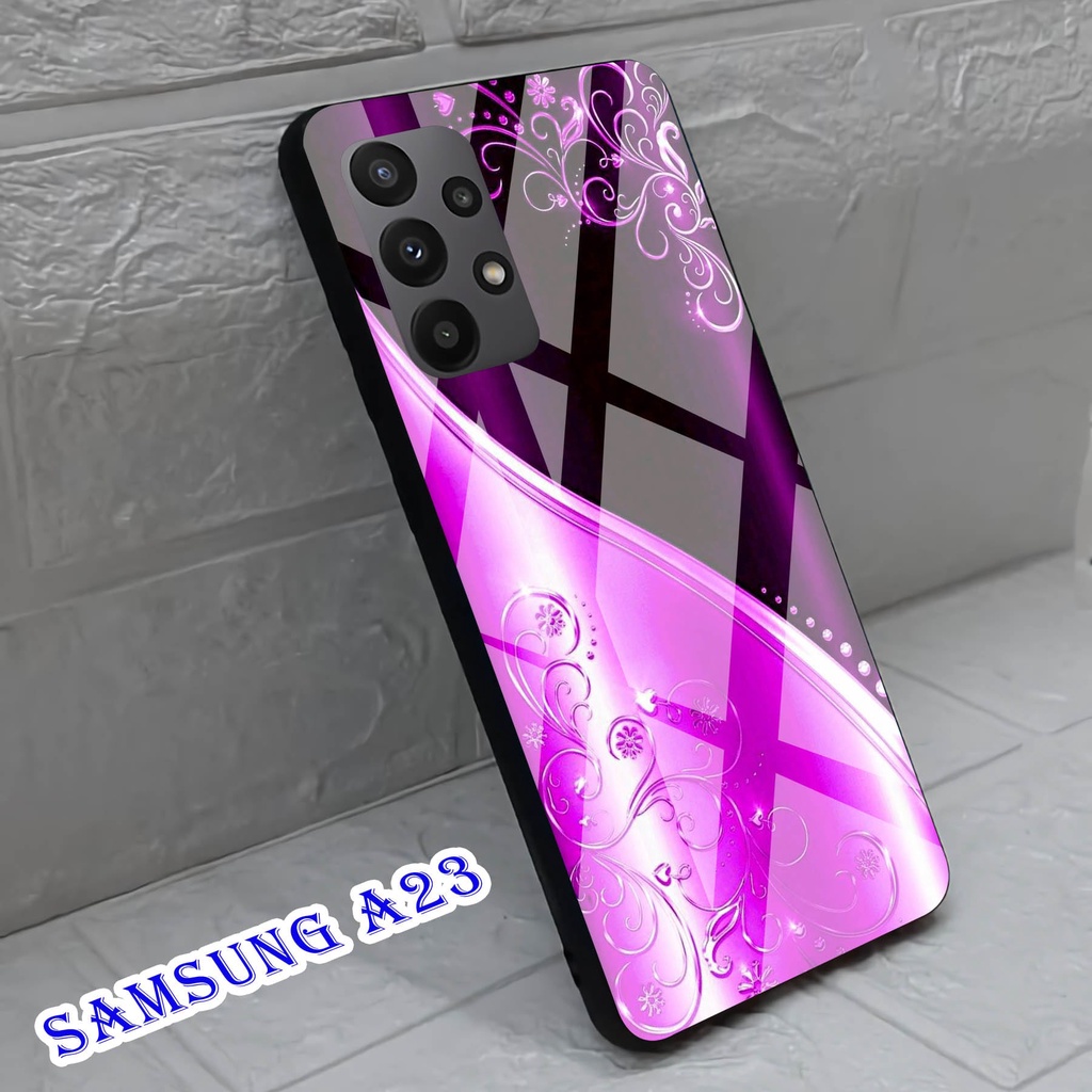 Softcase Glass Kaca SAMSUNG A23 - Casing HP SAMSUNG A23 [ S23 ].