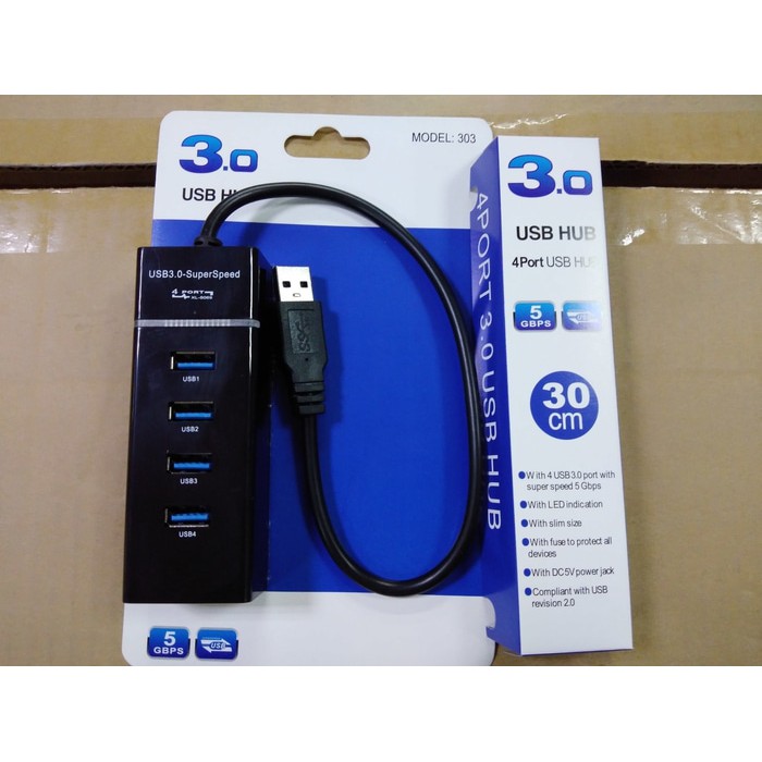 Gaintech USB3.0 Hub 4Port 303 Super Speed