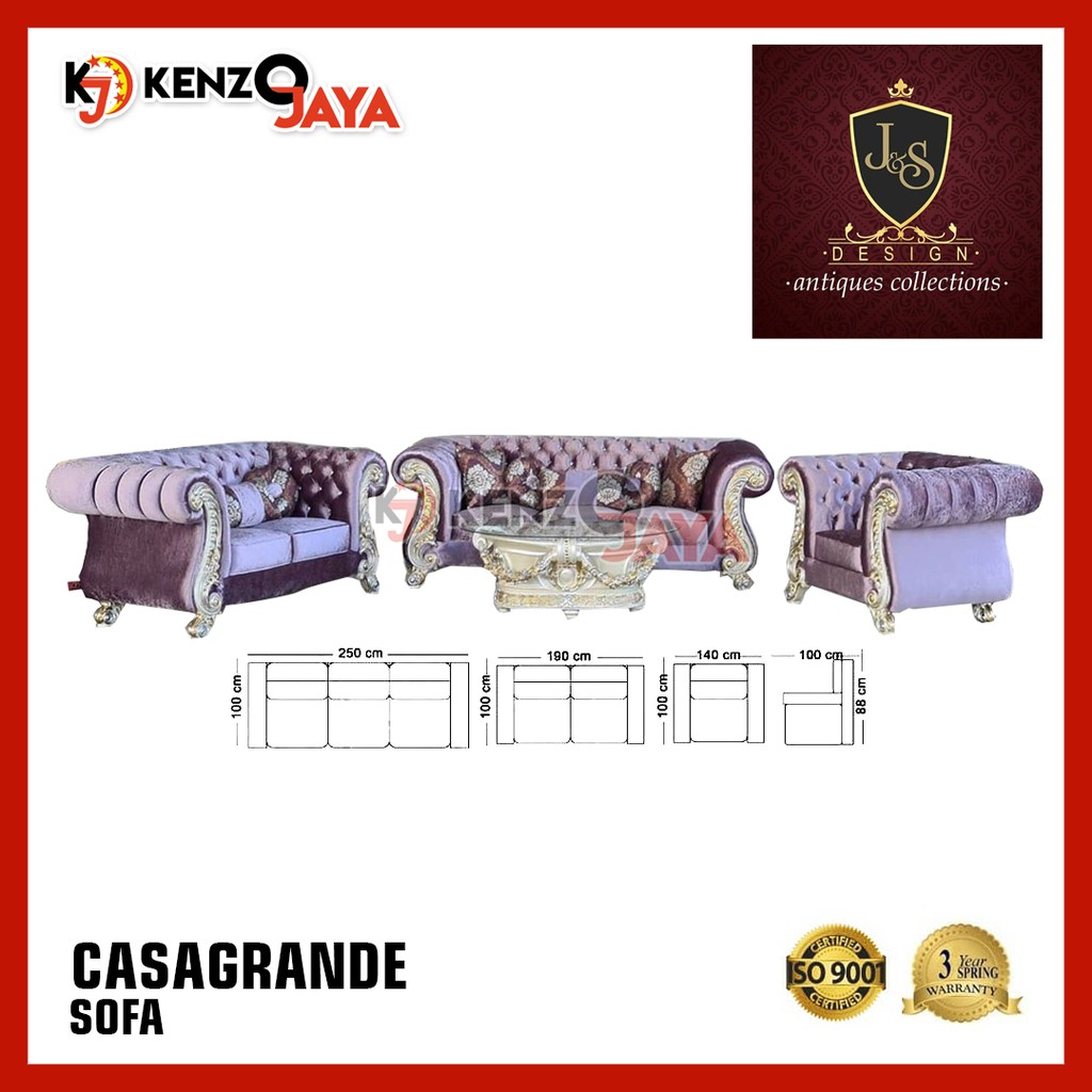 Sofa JS DESIGN Casagrande 321
