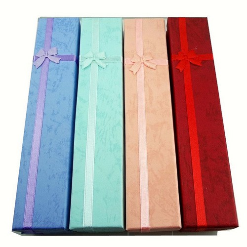 

Long Jewelry Box Kotak Aksesoris Anting Anting Cincin Panjang OX0006