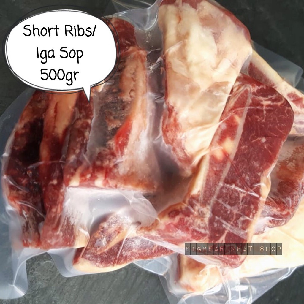 

SHORT RIBS / IGA SOP IMPORT AUS 500 GR