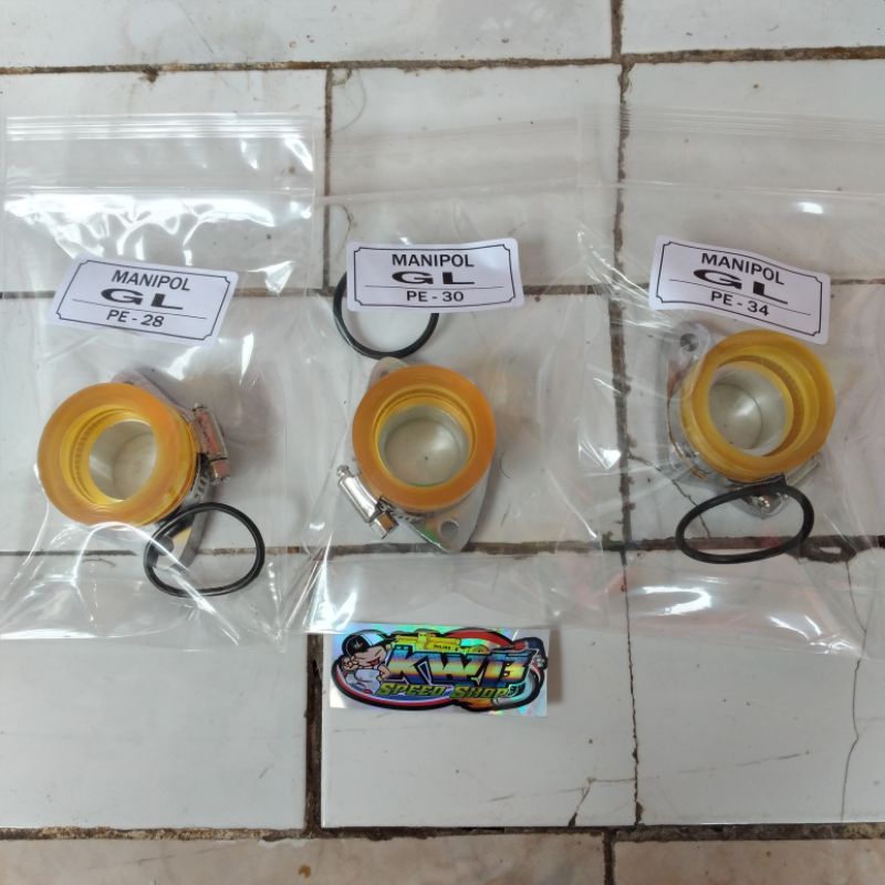Manipol intake karet teflon karbu karbulator PE 24/26/28/30/32/34 PWK 24/26/28/30/32/34/35/38 PNP GL MP Tiger satria fu keluarga cb