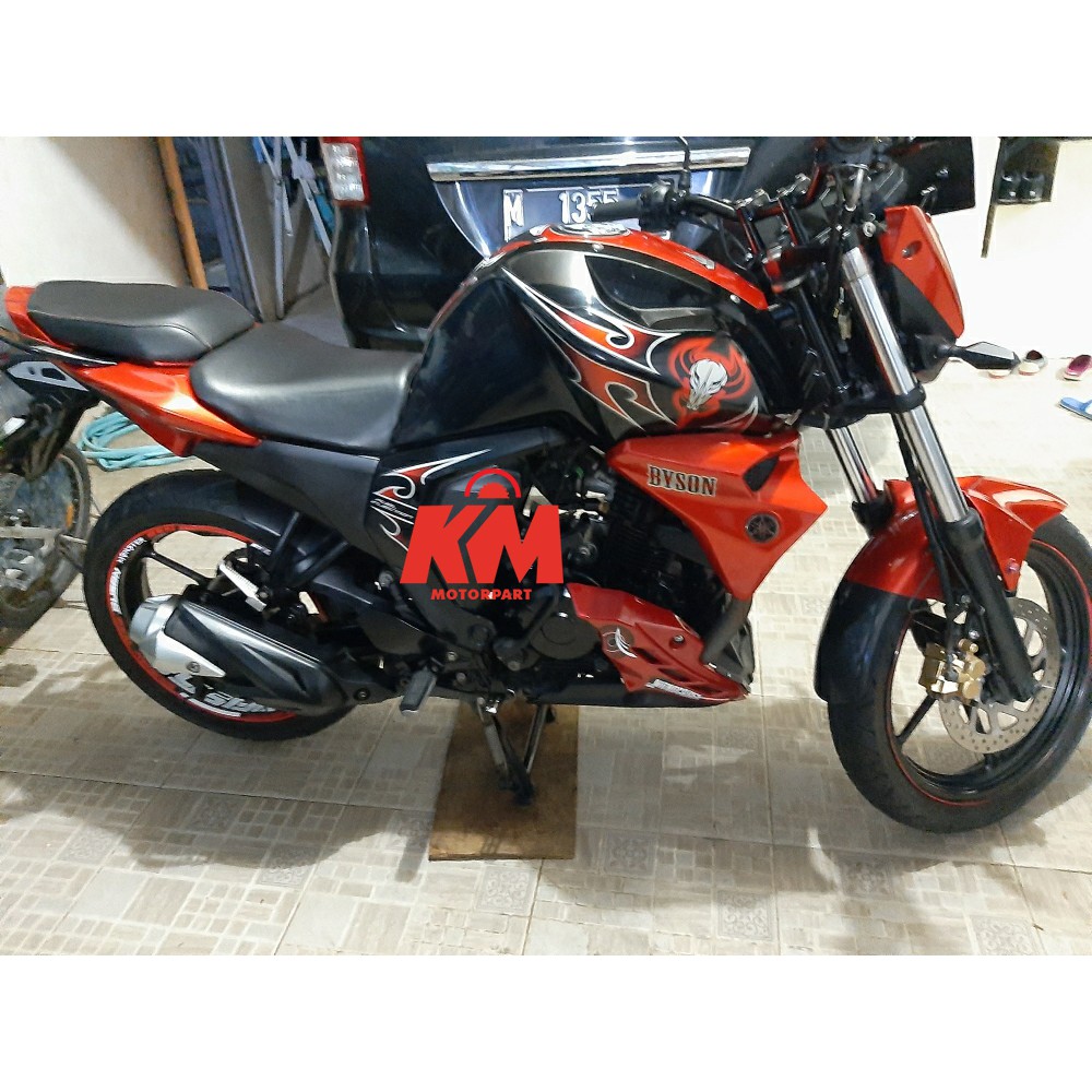 Tutup Engine Byson Cover Mesin Yamaha Byson Merah Hitam Putih Model Transformer