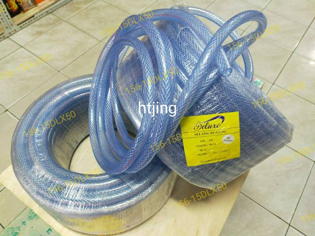 SELANG AIR 5/8&quot; INCH SLANG KERAN KRAN TEBAL BENING TRANSPARAN PER METER