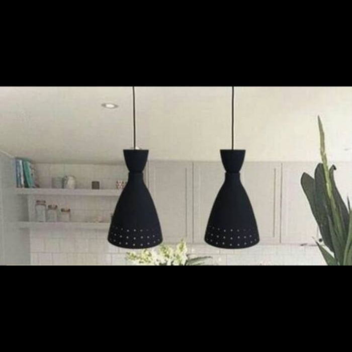 Lampu Gantung Alumunium Modern Minimalis Cafe Resto Fitting E27 SM014