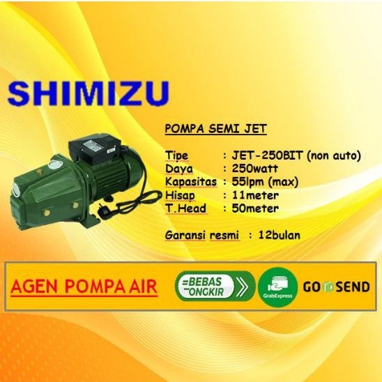 Pompa air Shimizu Semi Jet-250BIT / Pompa Semi Jetpump