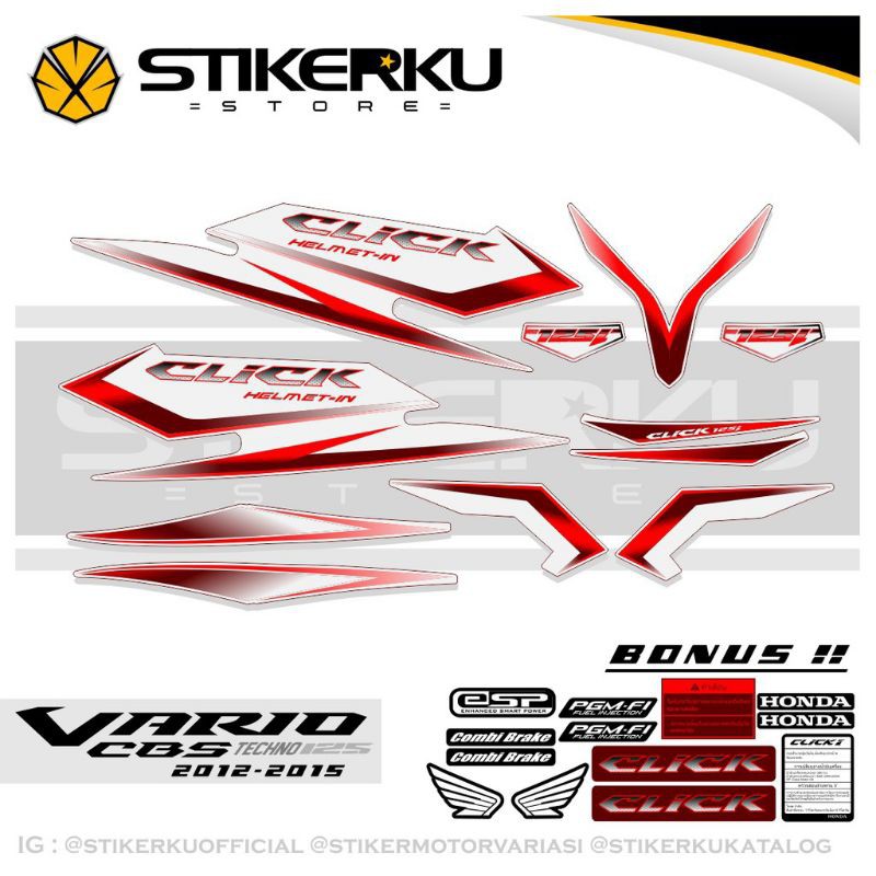 striping Vario 125 old / Vario Thailand