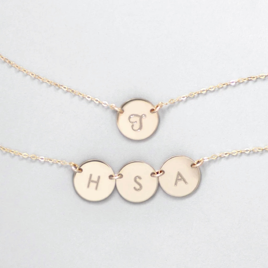 Gelang Nama Inisial/ Gambar Plat Grafir Gold/ Silver Ready