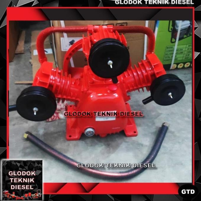 Kepala Kompresor 2 Hp Bare Compressor Headpump Air Compressor 2 Hp