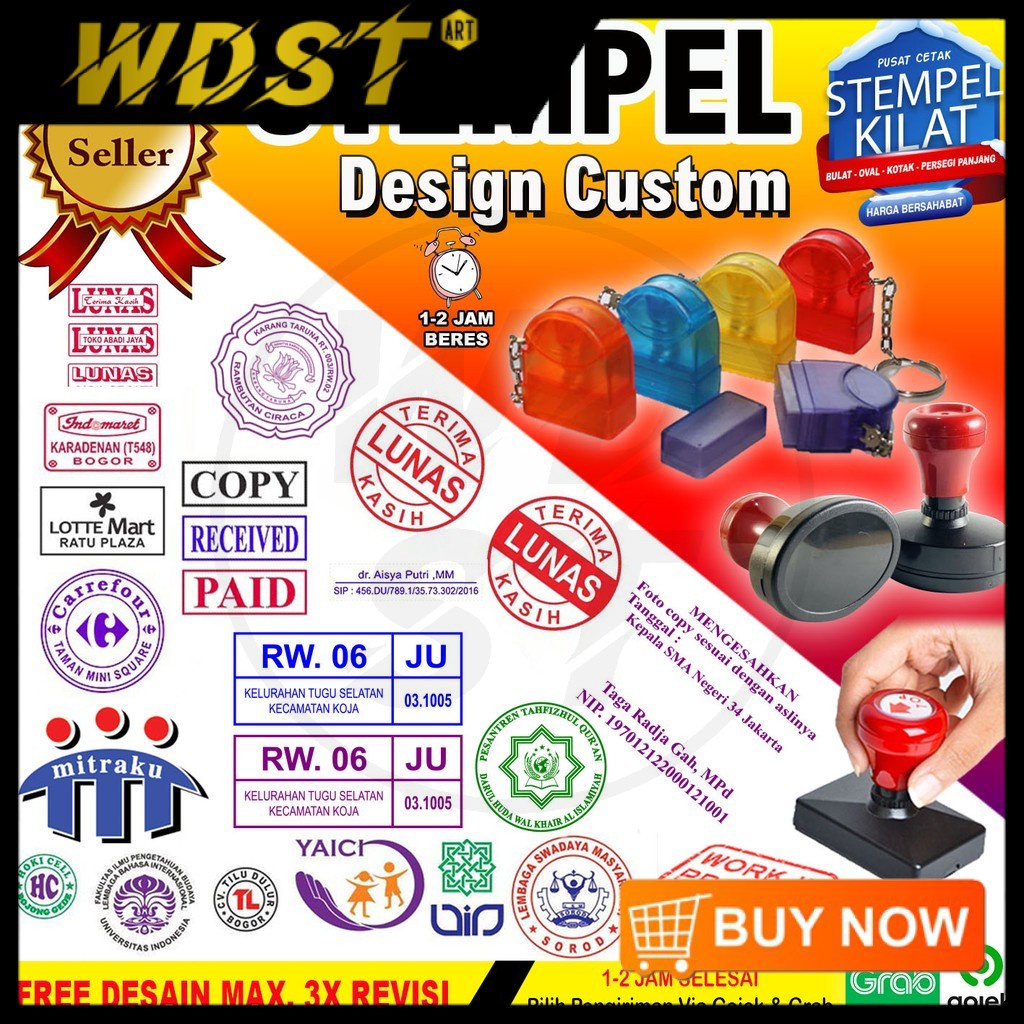 

WDSTart STEMPEL WARNA TANPA BANTALAN/MURAH BERKUALITAS