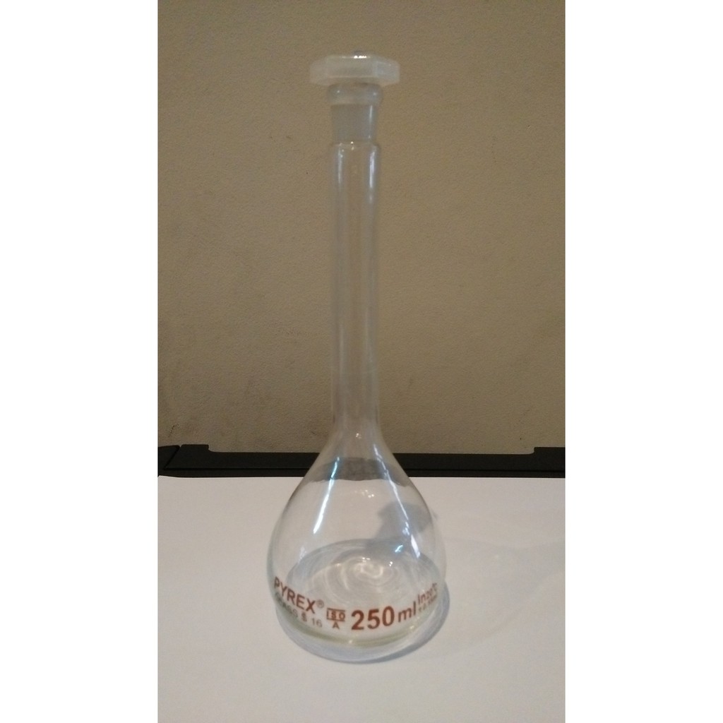 Labu Ukur Volumetric Flask 250 Ml Rrc Grade B Shopee Indonesia 9634