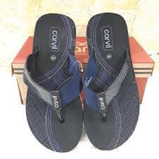 (SANDAL CARVIL) Carvil Arven Black Navy Size 39-43 / Sandal Casual Pria Dewasa/carvil jepit