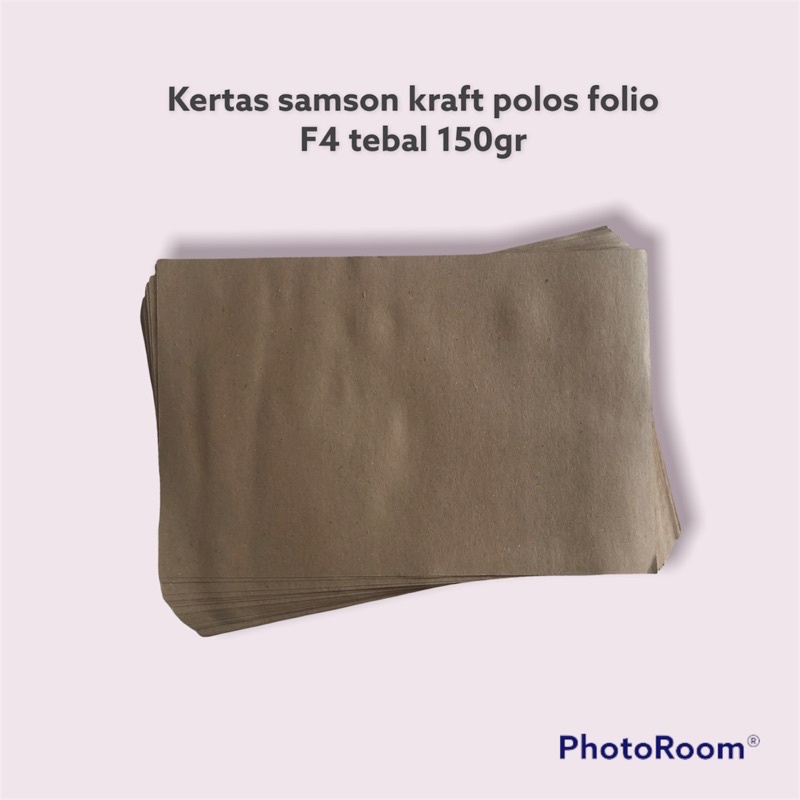 

Kertas samson polos kertas kraft folio F4 tebal 150gr