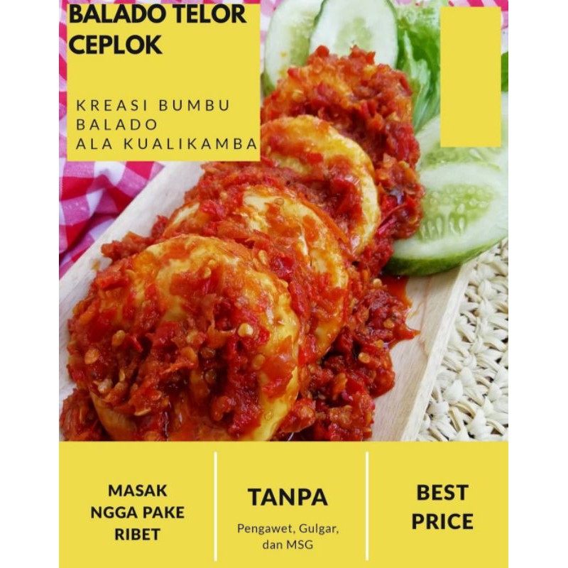 

Kualikamba Bumbu Balado 150 gr