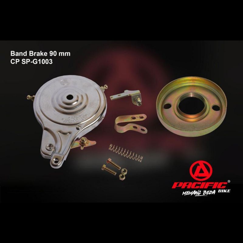 Rem Tromol Band Brake PACIFIC 90mm Sepeda Mini Ukuran 20&quot; / 24&quot; / 26&quot; SP-G1003 | Best Quality