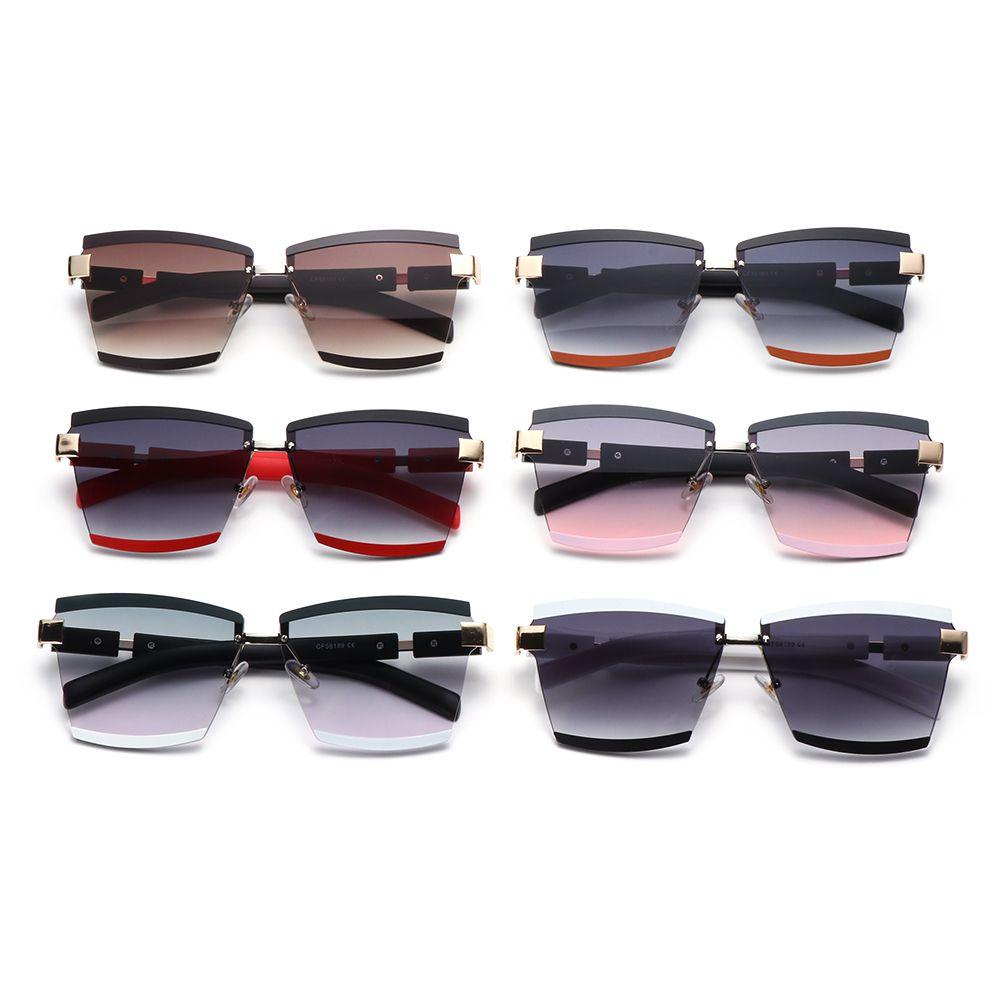 Lily Oversized Square Sunglasses Gradient Candy Color UV400 Shades