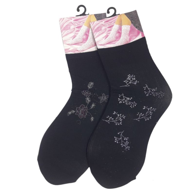 kaos kaki stocking motif hitam