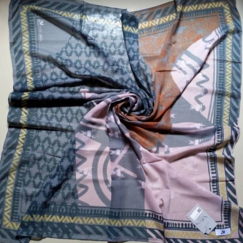 Jilbab segiempat ZM Zaskia Mecca - Asmat (Grey)