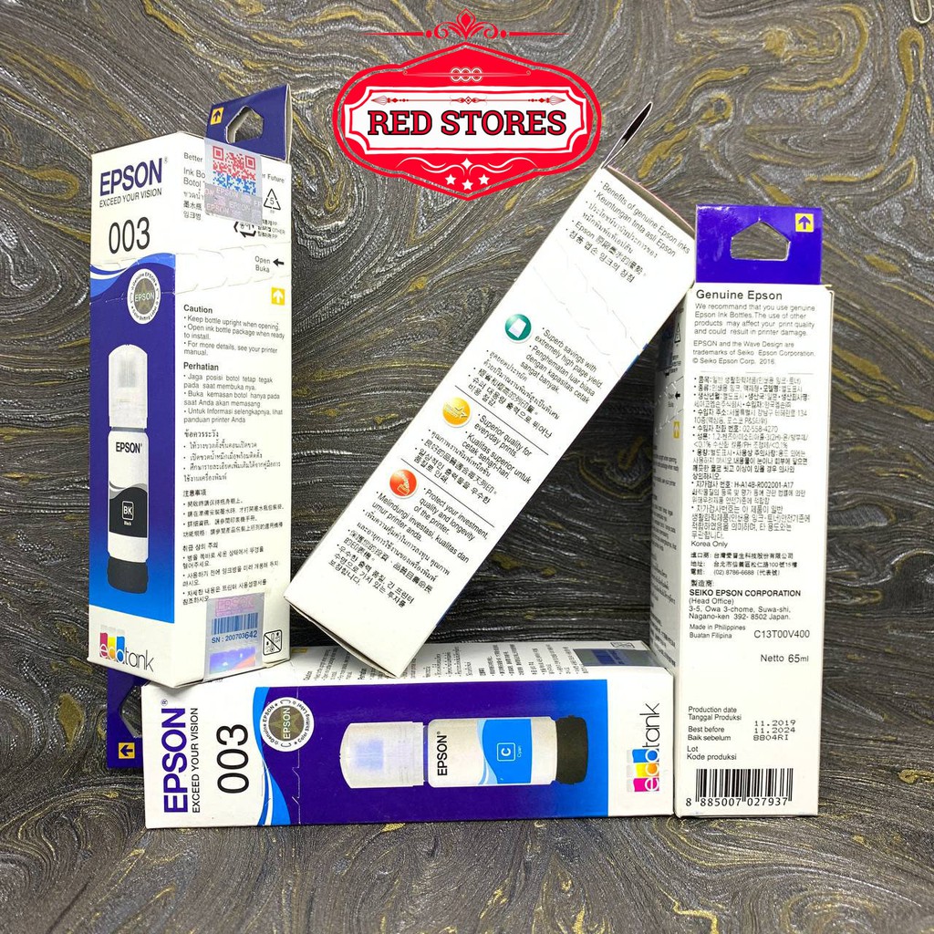 Tinta Epson 003 L1110 L3110 L3150 L5190-2