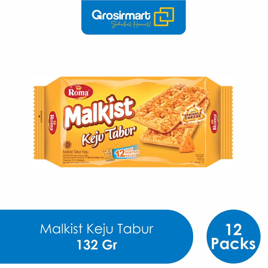 Malkist Keju Tabur 132 gr