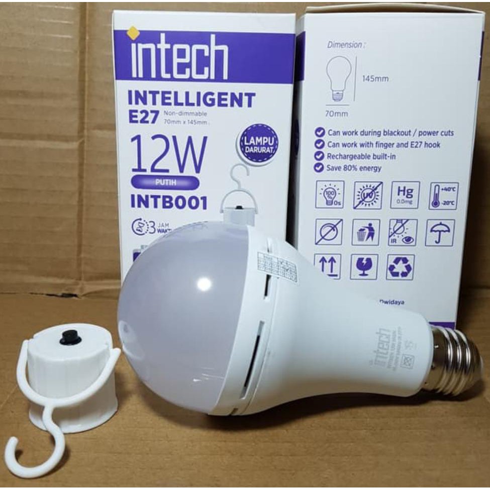 Lampu LED Intech 12 Watt