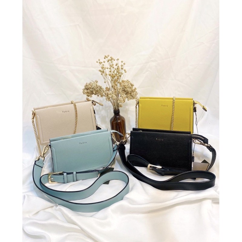 PEDRO Multi-way Lizard Effect Leather Bag