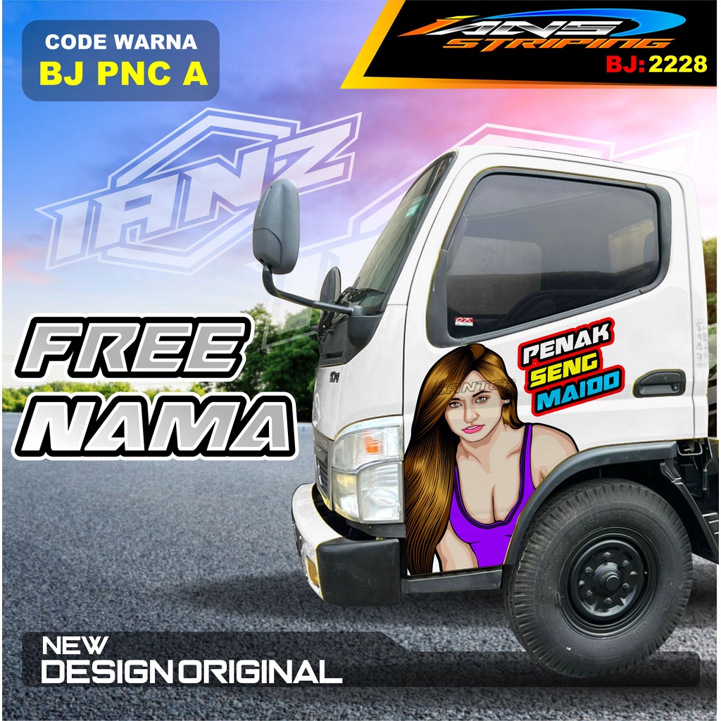 STICKER PINTU TRUK FUSO RAGASA / DECAL PINTU DUMTRUK  / STIKER MOBIL TRUK / STIKER PINTU TRUK KEREN