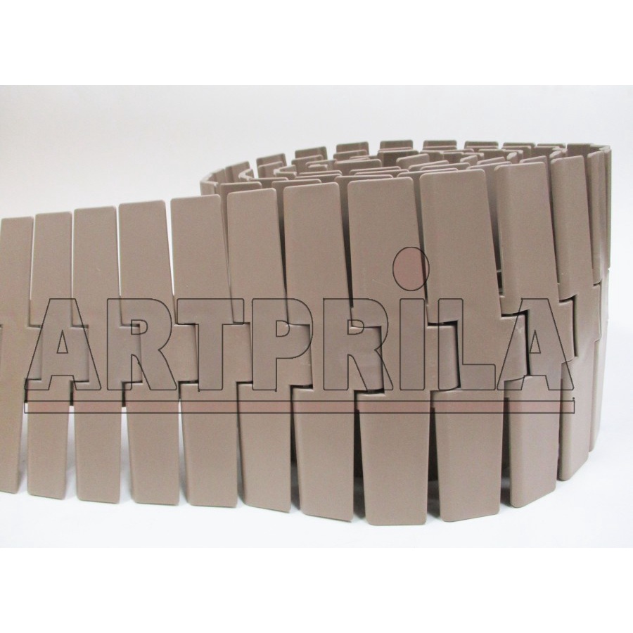 TABLE TOP CHAIN PLASTIC type 882-K750 TAB Curve, W190.5mm @L10feet