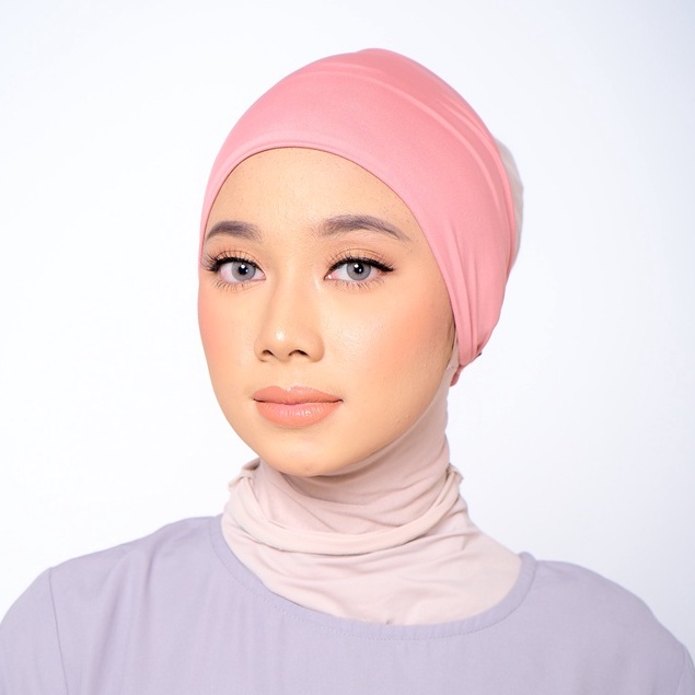 ZM Zaskia Mecca - Chia Dusty Pink Bandana Ciput