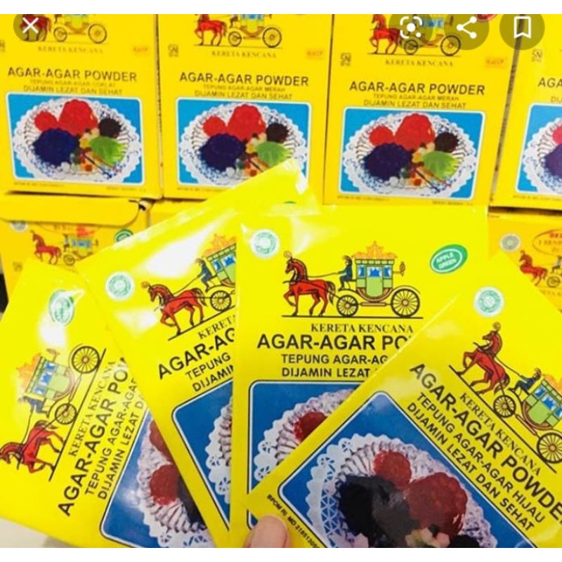 

[ECER] Agar Agar Kereta Kencana 5gr