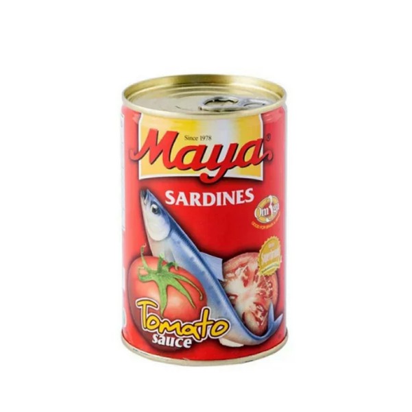 

MAYA SARDEN SAUS TOMAT 155 GR & 425 GR / MAYA IKAN SARDEN