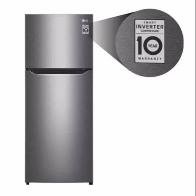 LG Kulkas 2pintu GNB185SQBB Garansi 10thn Resmi LG Harga Promo