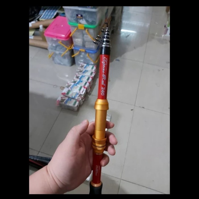 joran antena kamikaze express red 240 joran telescopic