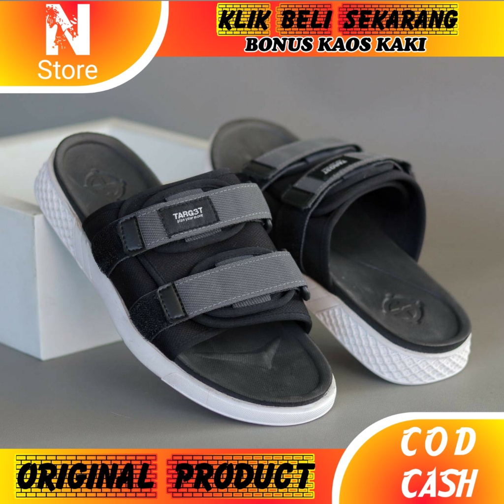 NETERO - FOTEN Sandal Pria Slide Pylon Sandal Gunung Tracking Sandal Selop Slop Korea Sandal Origina